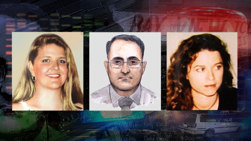 Headshots of two women and a man.