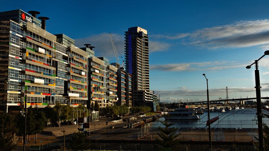 NAB head office at Docklands in Melbourne