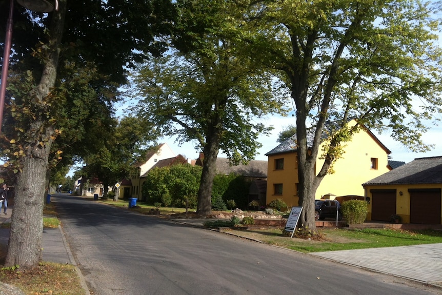 A street in the German village of Feldheim