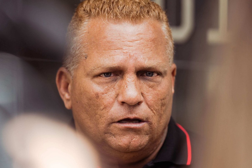 Tightly cropped headshot of Ngalla Maya Aboriginal Corporation chief executive Mervyn Eades