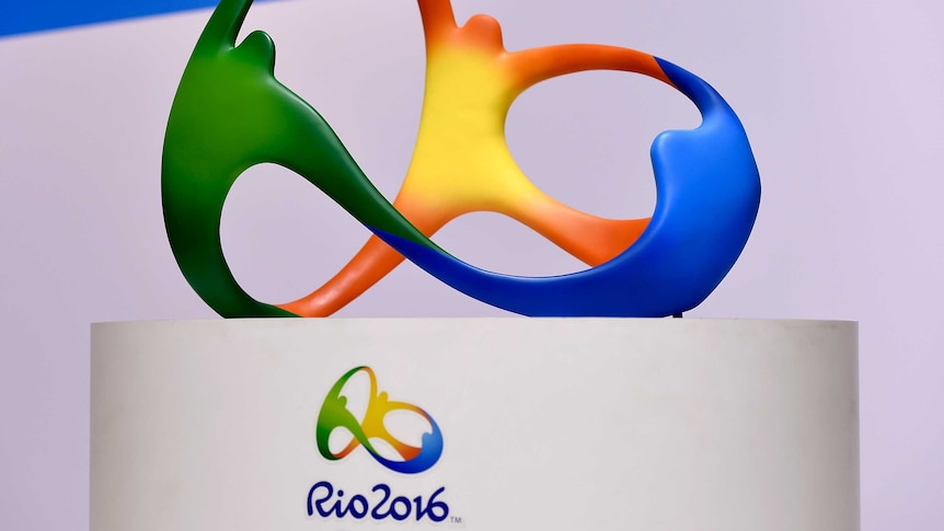 The official logo for the 2016 Rio de Janeiro Olympic Games.