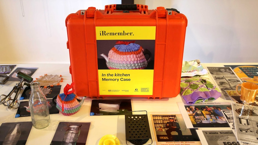 The iRemember kitchen kit aims to help Tasmanians living with dementia to engage in conversation.