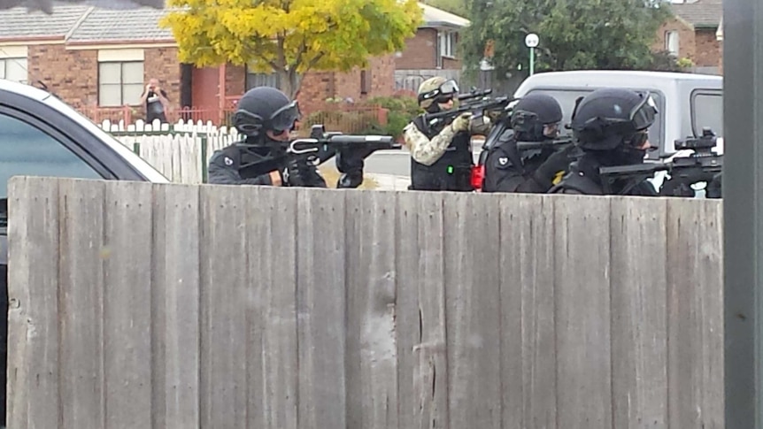 Members of the Special Operations Group were called to a house where it is alleged a man was held.