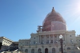 US Capitol under renovation - April 2015