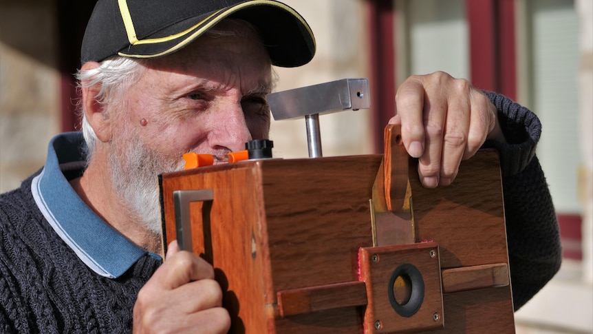 Movie fanatics revive historic artwork of pinhole images in old morgue