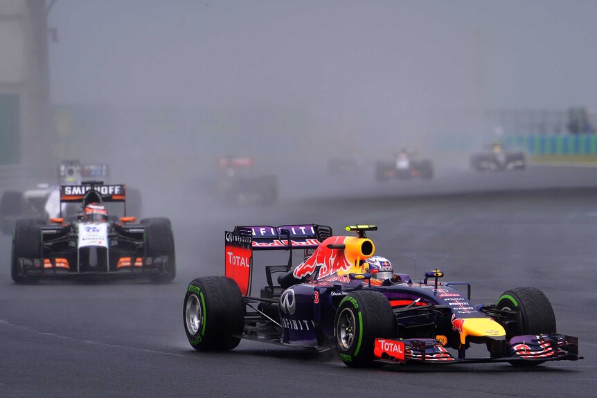 Ricciardo races at Hungarian Grand Prix
