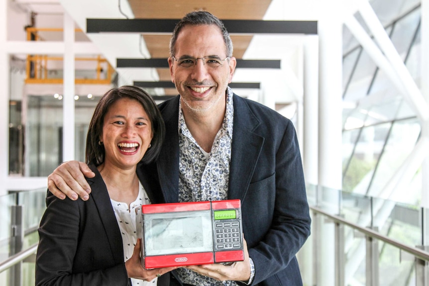 Yotam Ottolenghi with Radio National presenter Lisa Leong