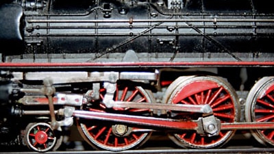 Model steam locomotive
