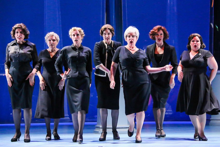 The cast of Ladies in Black