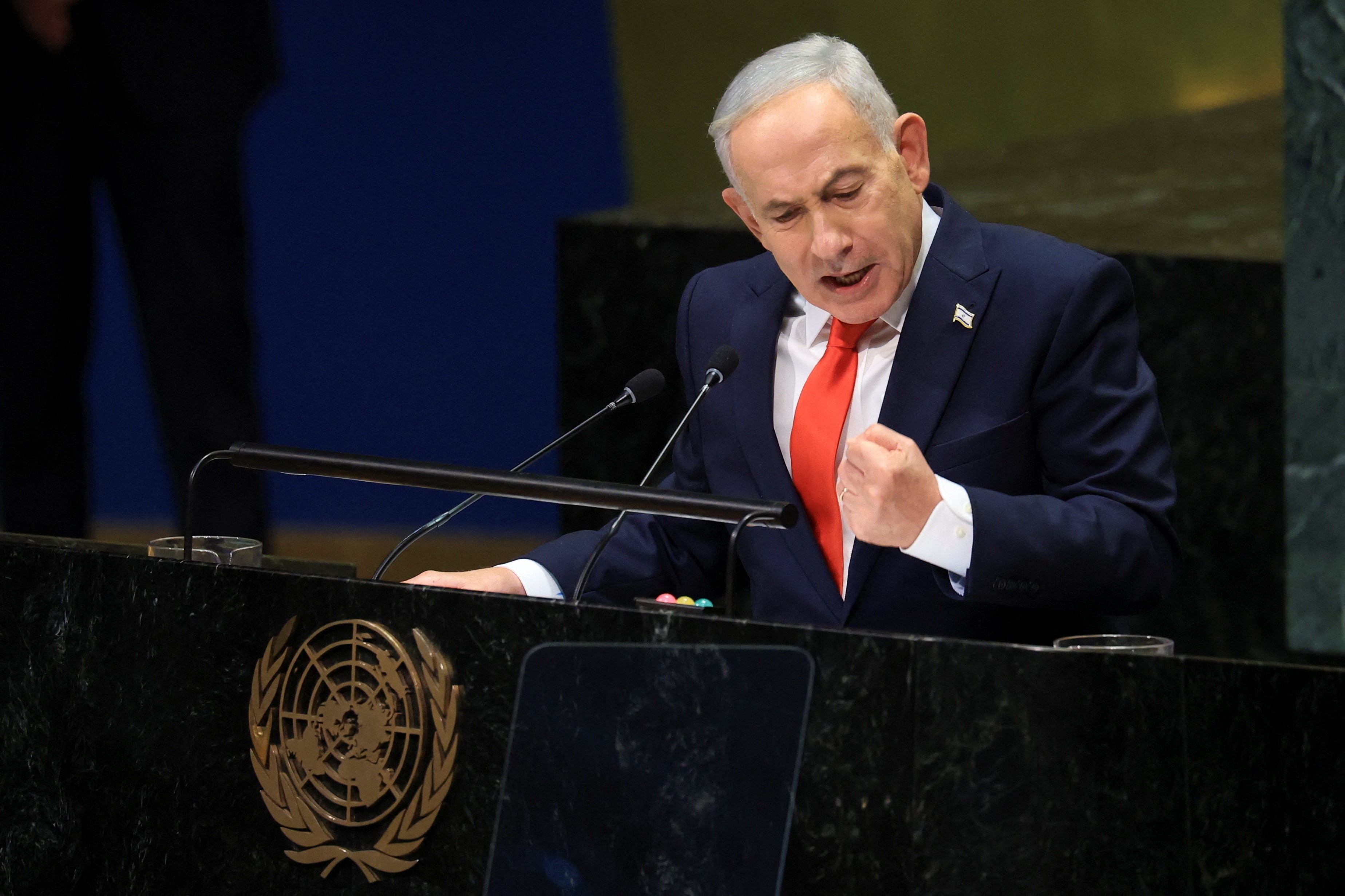 UN delegates walk out as Netanyahu attacks Israel's critics