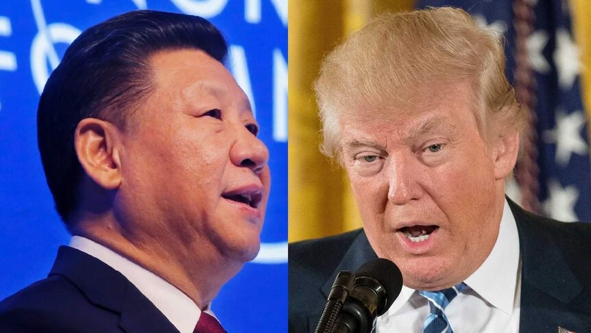 Donald Trump Xi Jinping composite