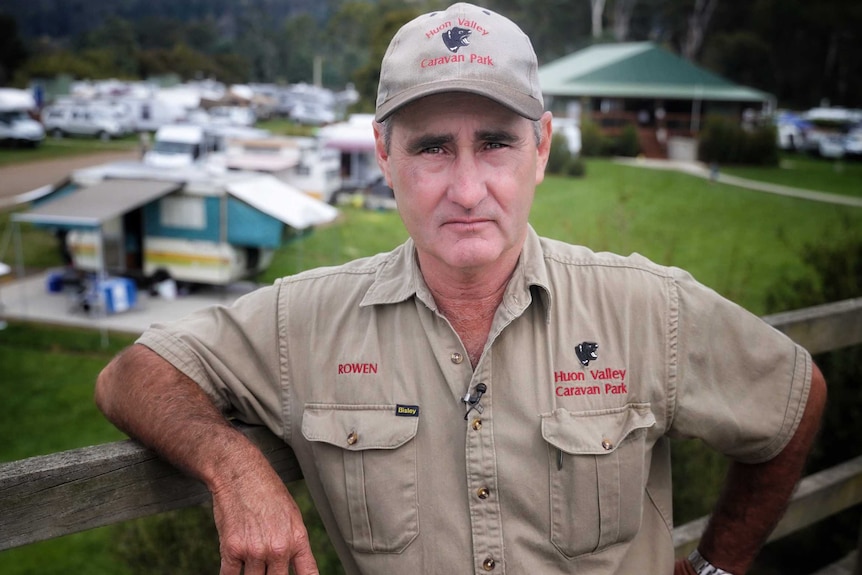 Caravanning Tasmania president Rowen Carter, Tasmania, April 2019.