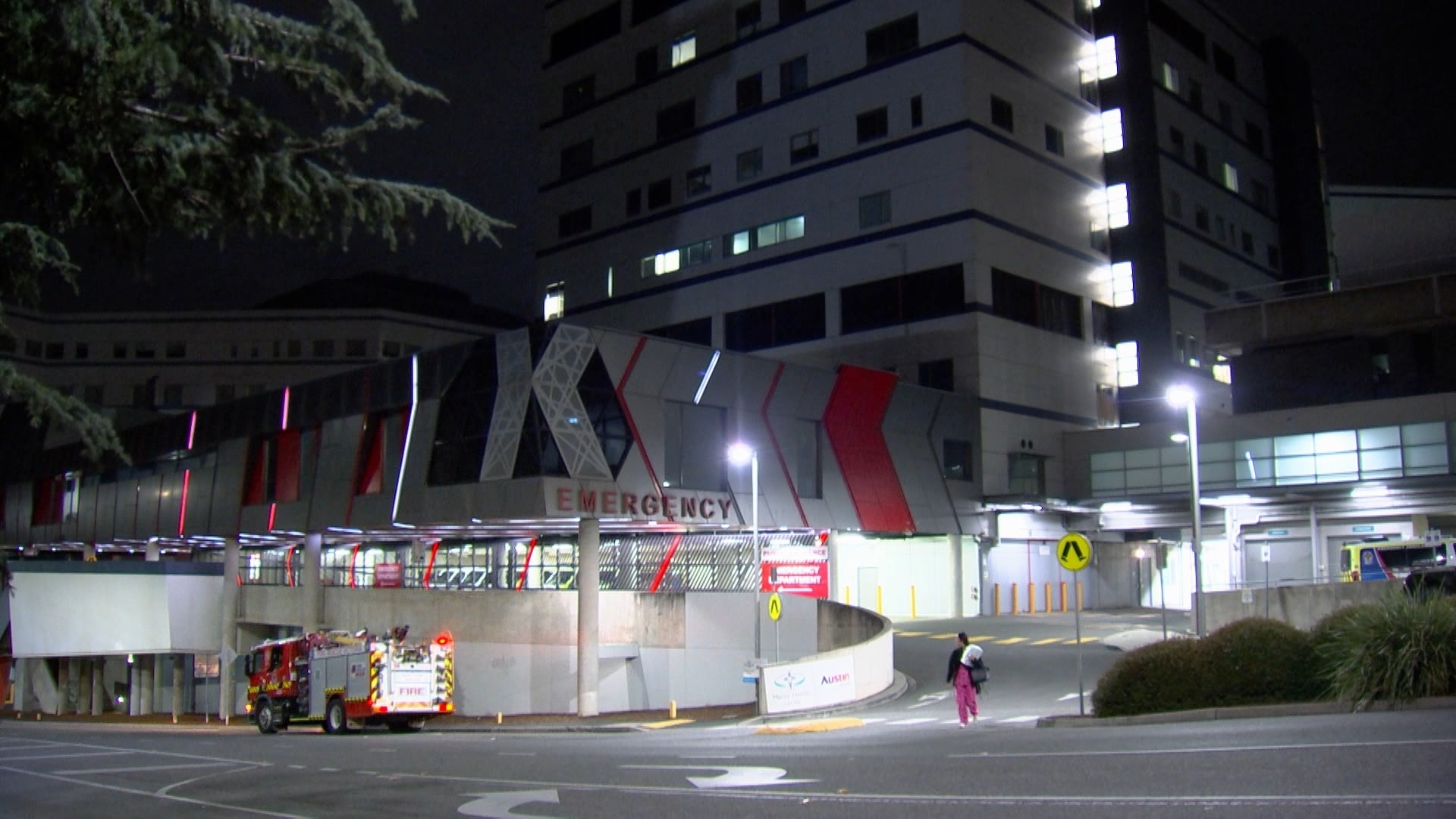 Man climbs into hospital ceiling in bid to escape police custody