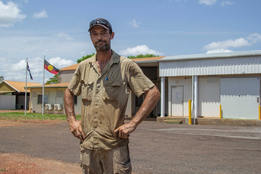 Abattoir worker Brett Dooley