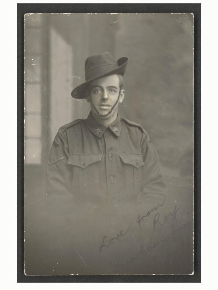Portrait photo of a soldier