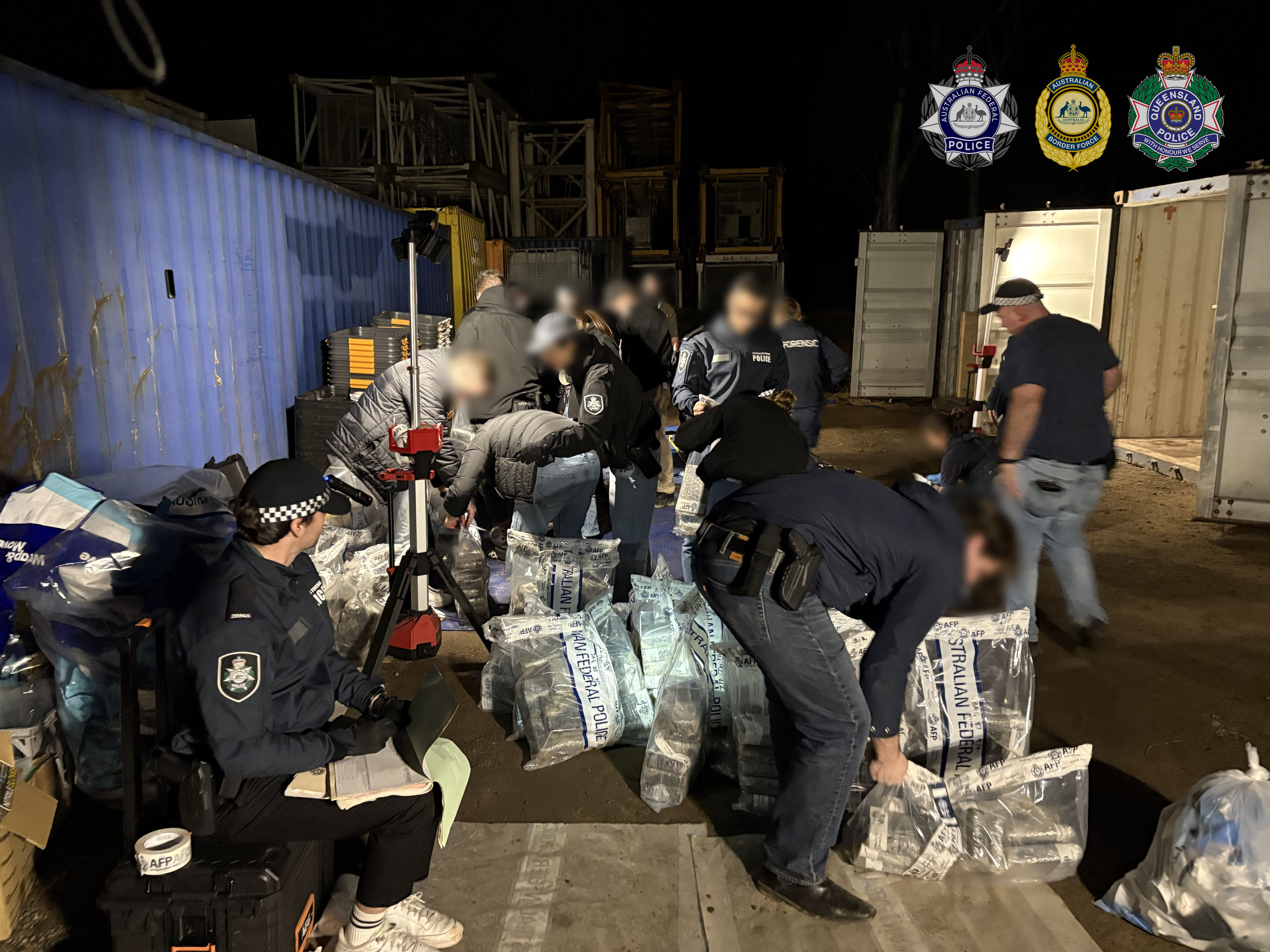 Record 2.7 tonnes of cocaine found in Australia's biggest drug bust