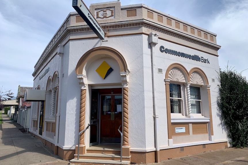 A Commonwealth Bank branch in a historic building.