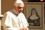 Pope Benedict XVI visits the shrine of Mary MacKillop