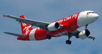 AirAsia plane custom image 340x180pixels