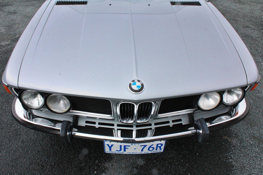 Distinctive 1970s BMW styling.