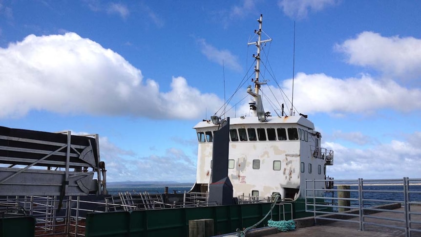King Island missed their regular weekly shipping service