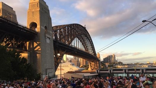 Sydney running festival start line