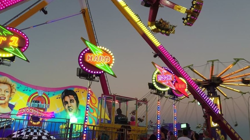 The Hard Rock ride at the Royal Adelaide Show.