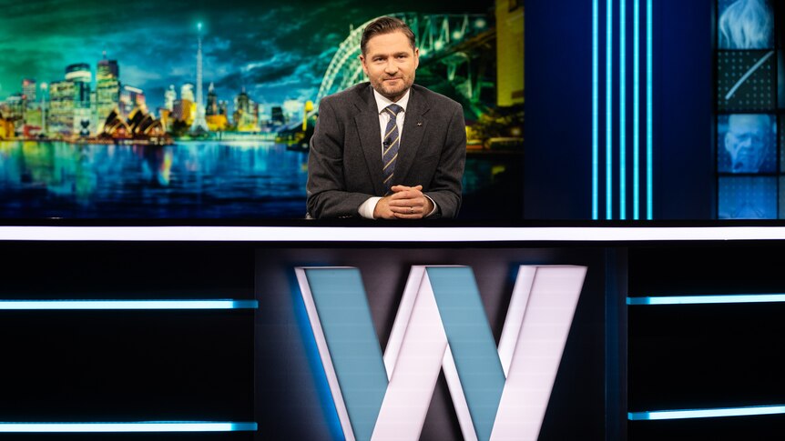 Promotional image for the ABC television series, The Weekly with Charlie Pickering