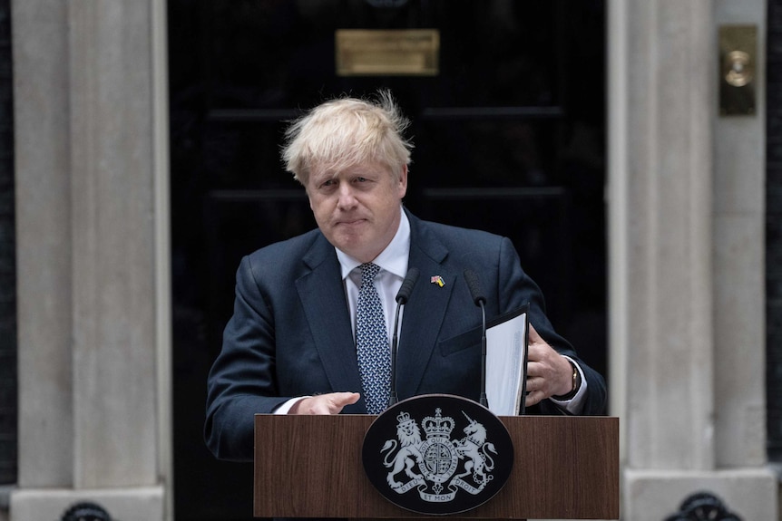 Boris Johnson announces he will step down as Prime Minister