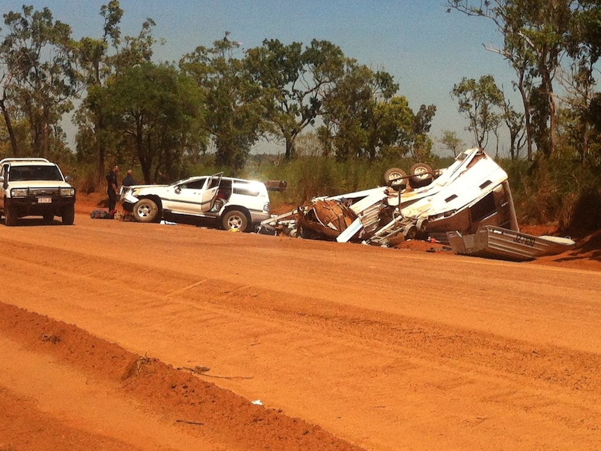 Elderly pair crash on outback NT road