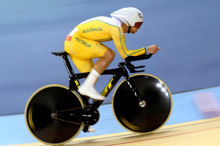 Costly scratch race ... Australia's Glenn O'Shea came fifth men's omnium.