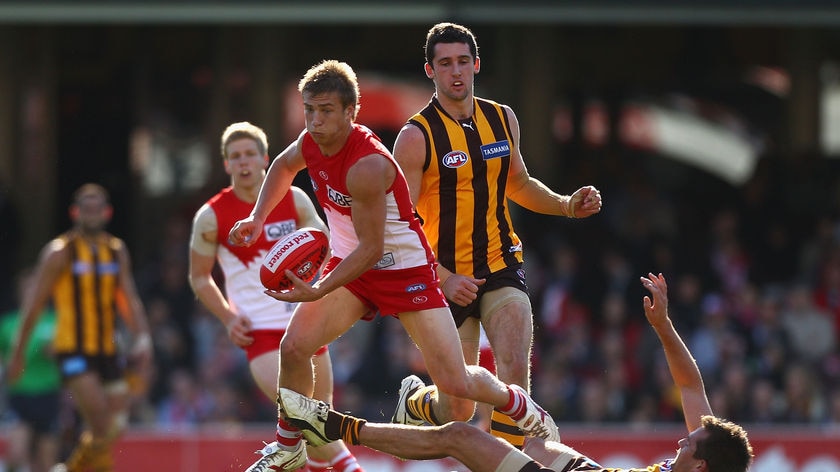 No ugly duckling...Kieren Jack was named the Swans' best and fairest. (file photo)
