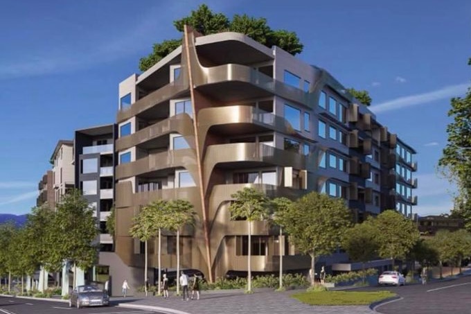 The Parq on Flinders unit complex in the advertising brochure.