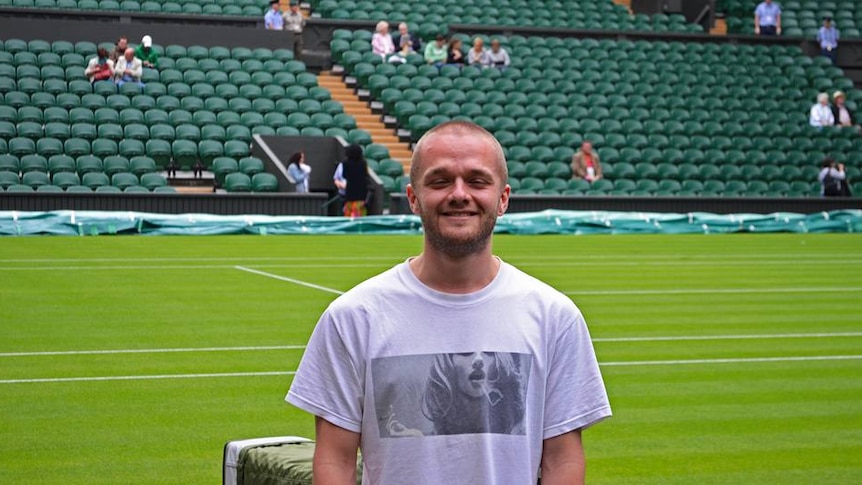 Matthew Dawson-Clarke at Wimbledon