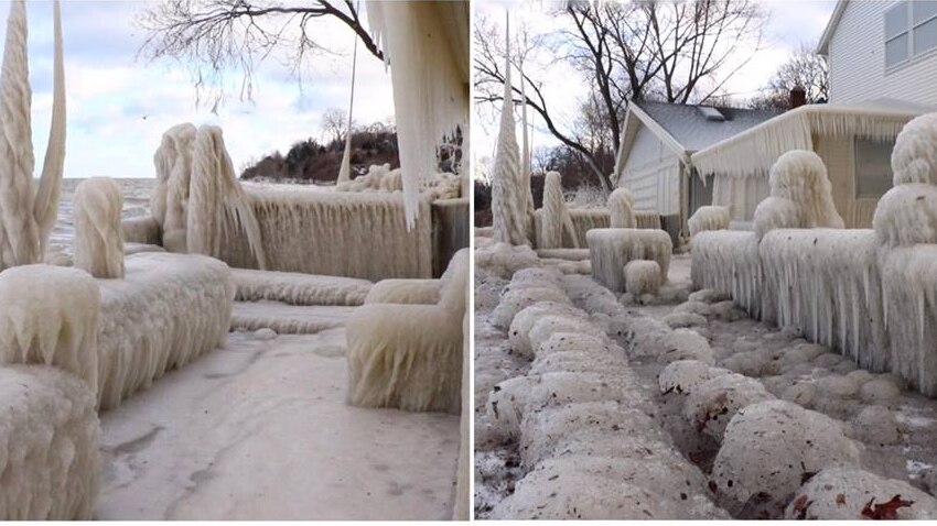 Ice House on Lake Ontario