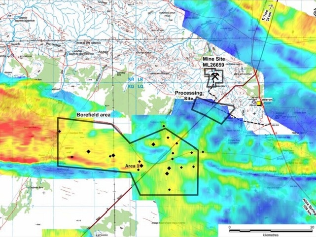 Arafura Nolans project map