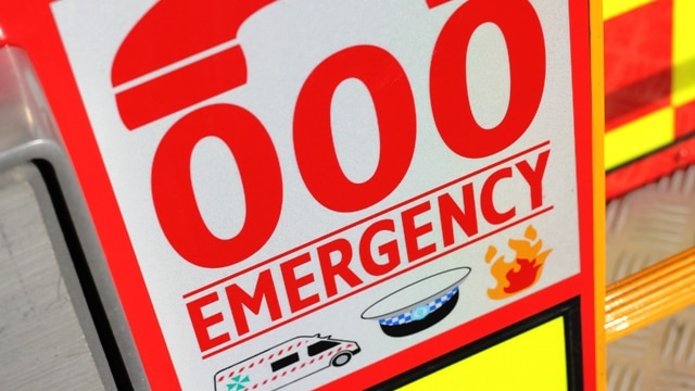 NSW Fire and Rescue generic 000 triple oh sign