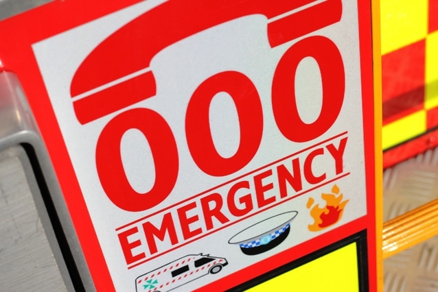 NSW Fire and Rescue generic 000 triple oh sign