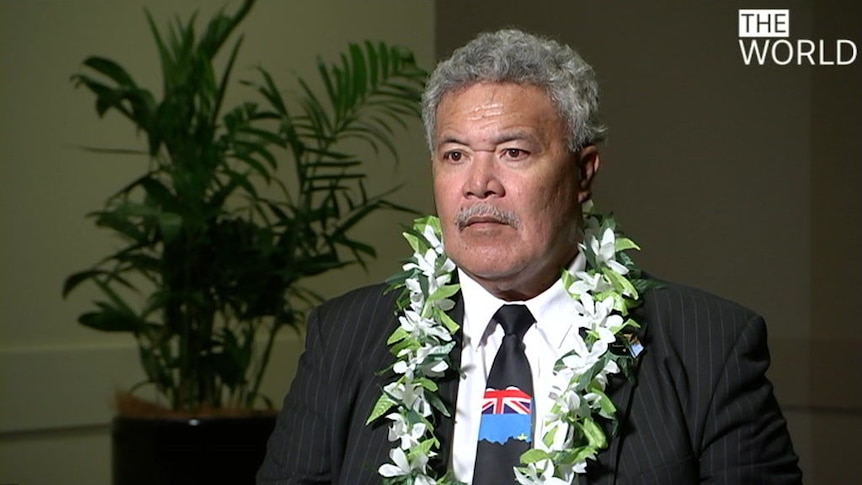 Mr Sopoaga says there's no point talking about economic growth unless climate change is addressed