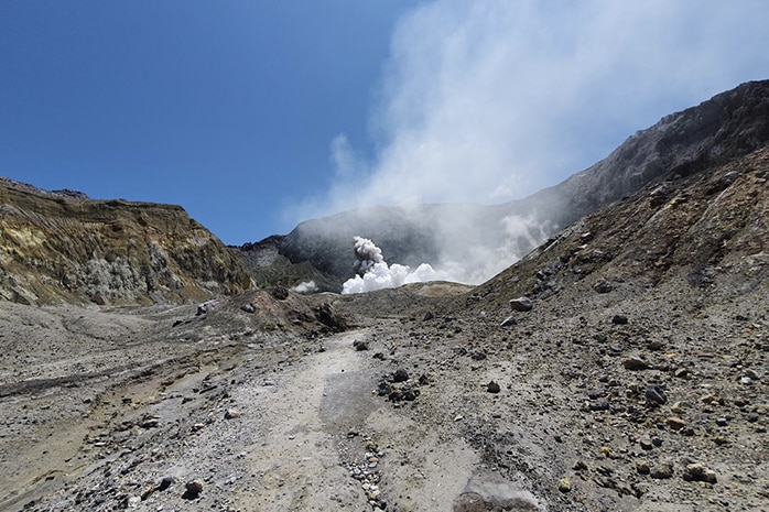 White Island moments before it exploded