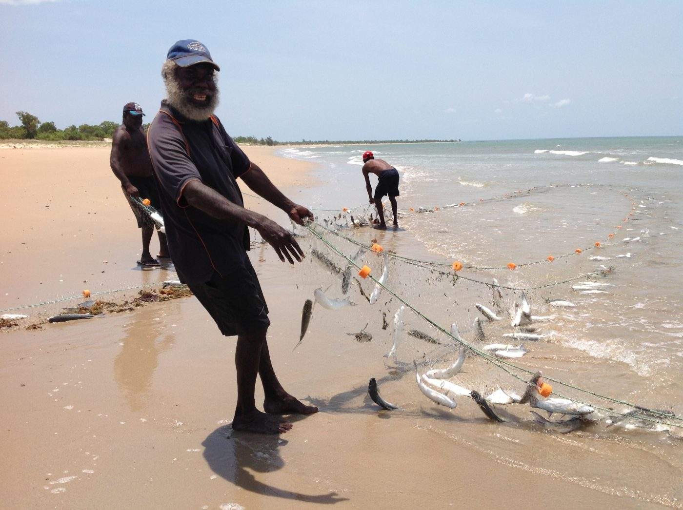 Maningrida Bluetail Mullet for sale at Darwin Fish Market for the first