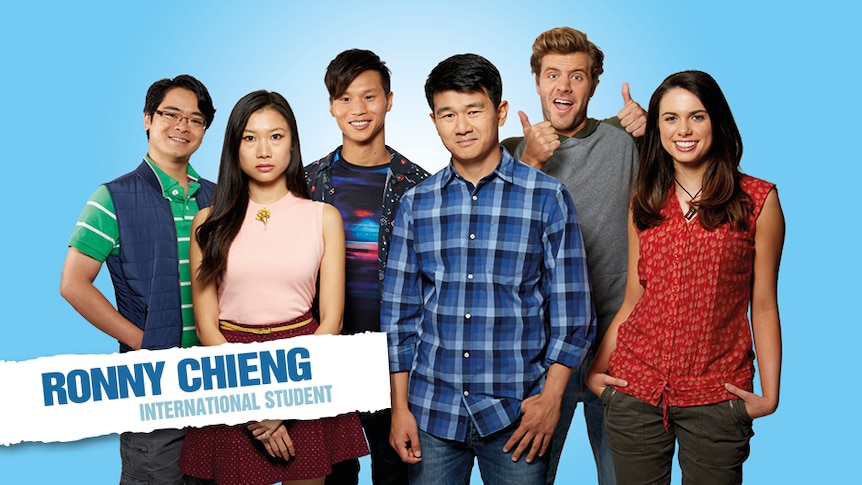 Ronny Chieng and the cast of Ronny Chieng: International Students