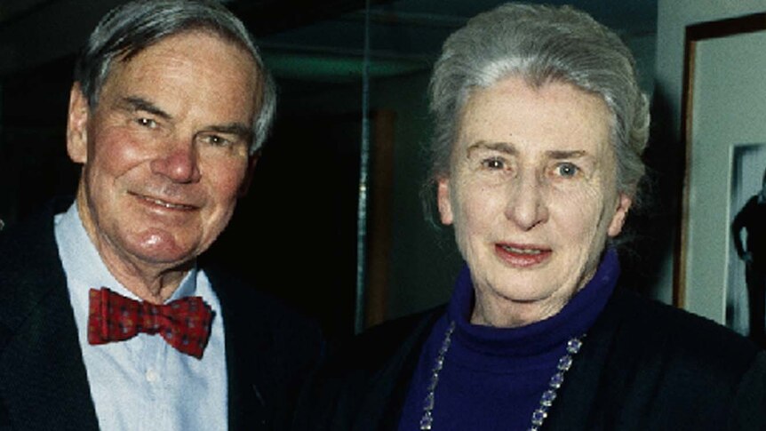Rosemary Dobson with her husband Alec Bolton