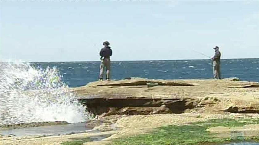 Rock fishing in NSW