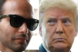 President Donald Trump and former campaign aide George Papadopoulos.