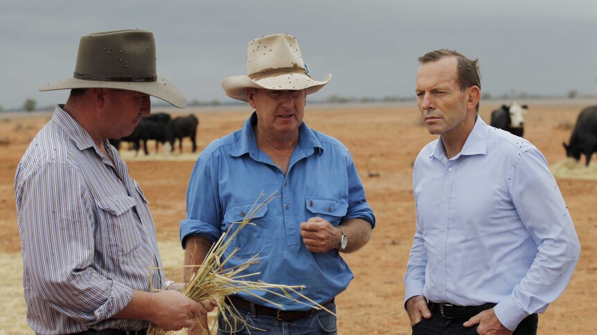 Barnaby Joyce and Tony Abbott tour rural NSW