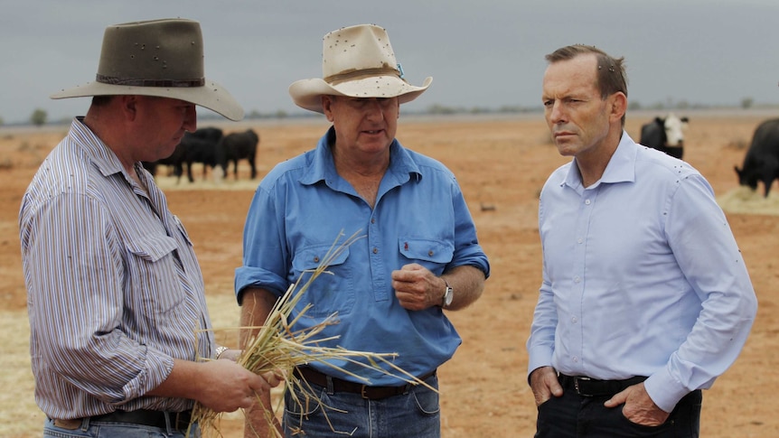 Barnaby Joyce and Tony Abbott tour rural NSW