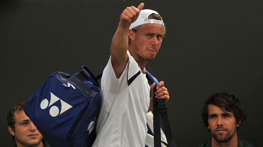 Hewitt will take on Radek Stepanek for a shot at the quarters.