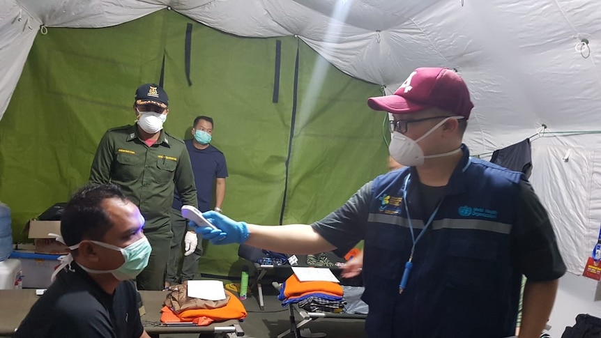 Health checks at Natuna Island