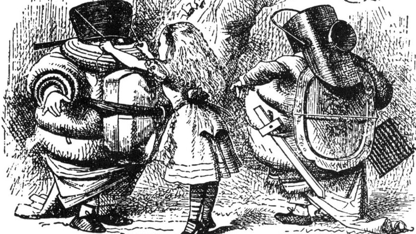 An illustration from Lewis Carroll's book